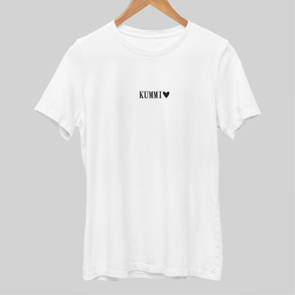 Valkoiset unisex T-paidat "Kummisetä ja sydän"