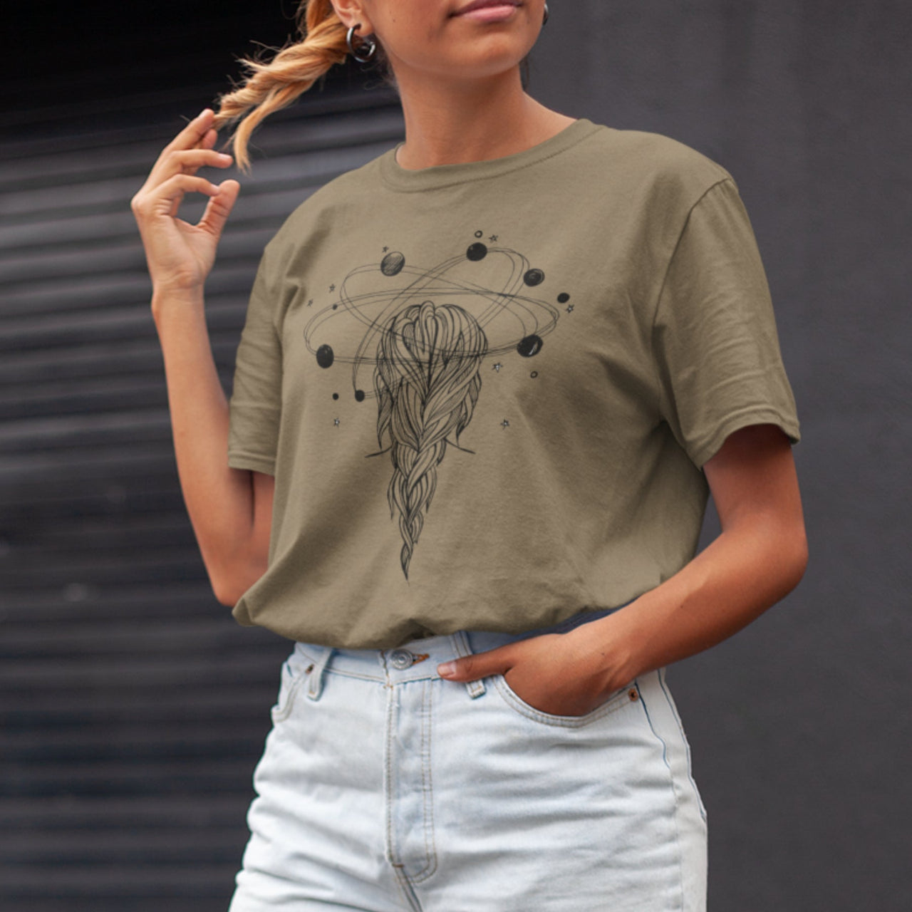 Khaki UNISEX T-paita Unelmoija