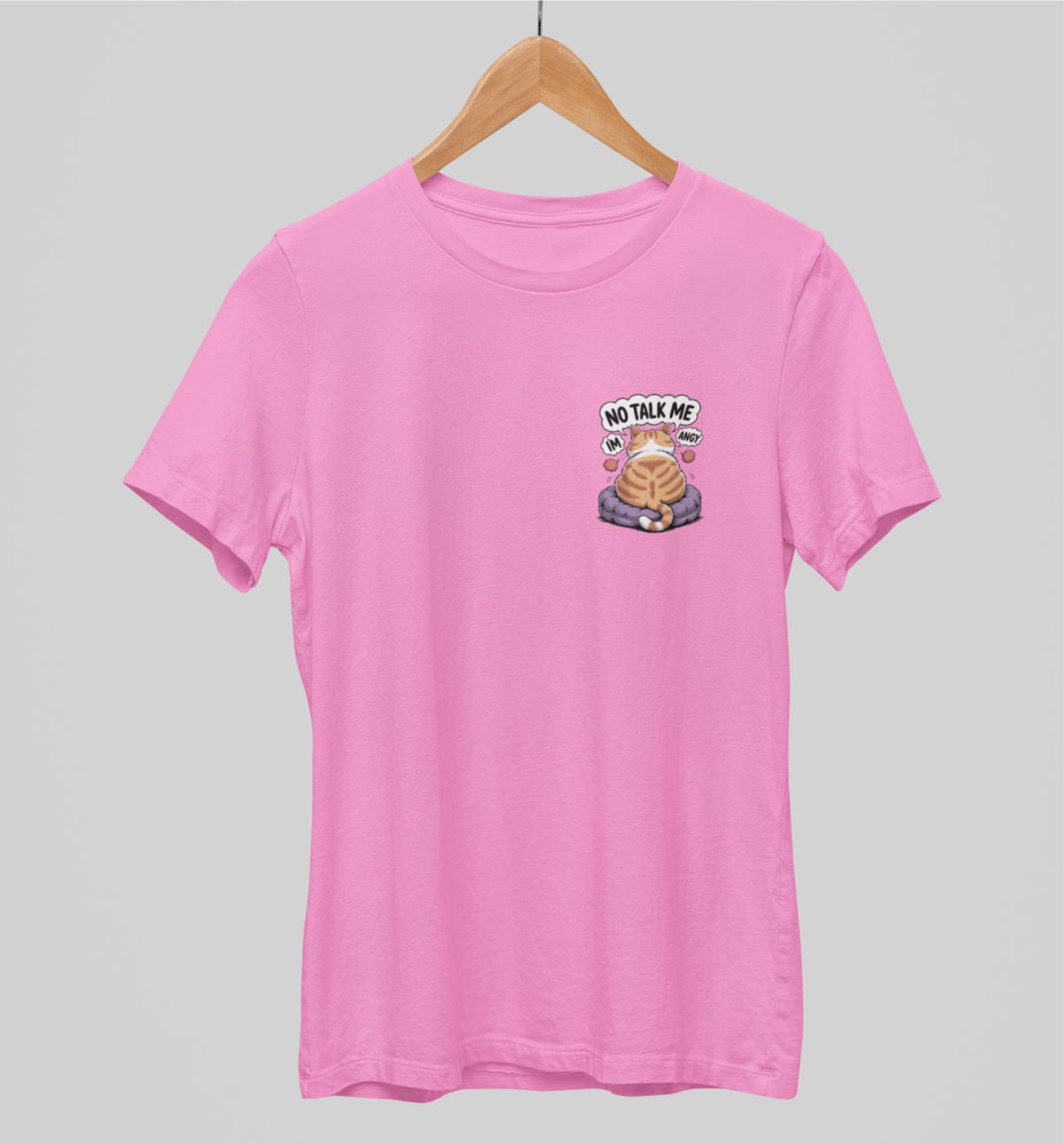 Vaaleanpunainen unisex T-paita "Angy"