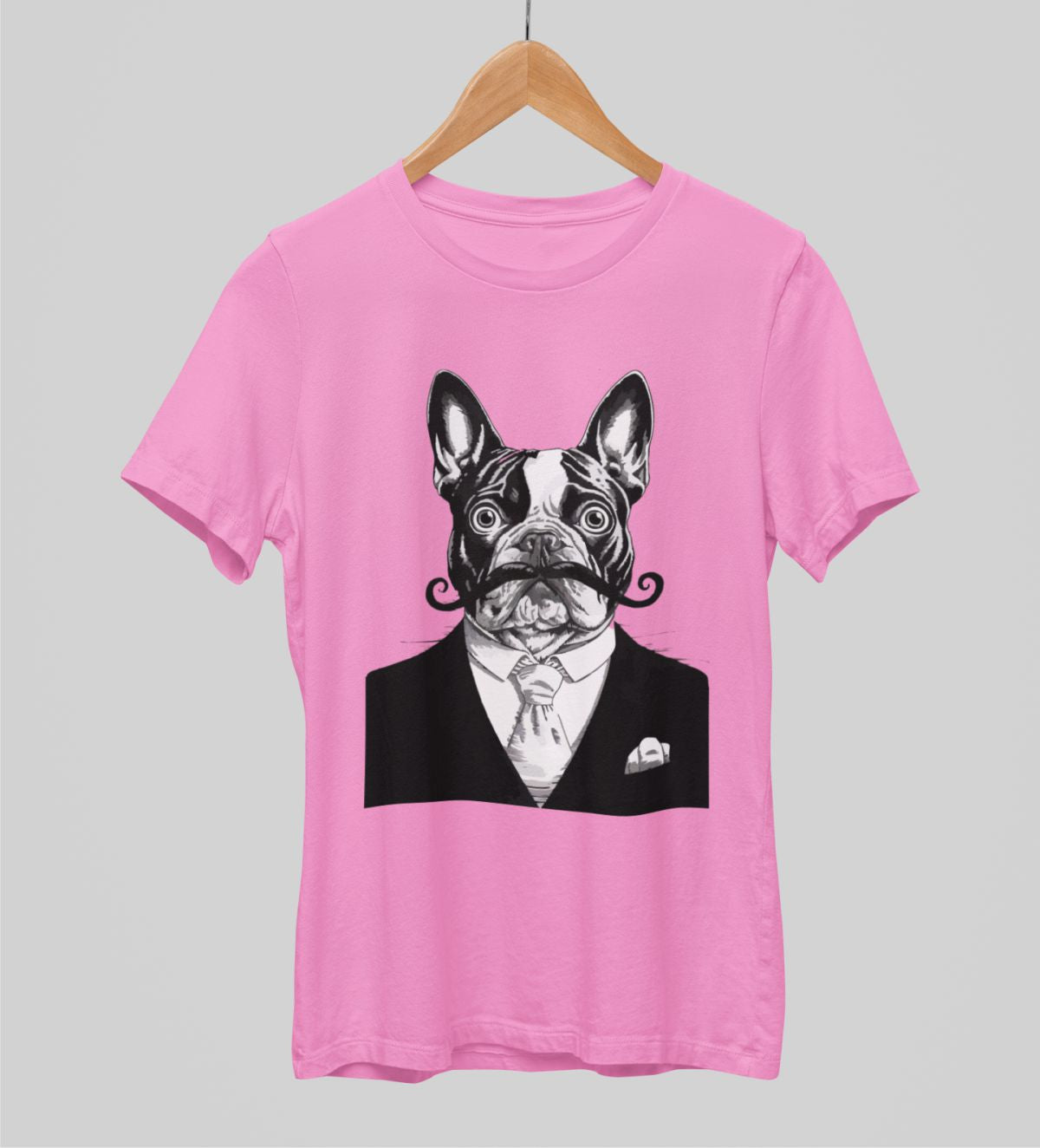 Vaaleanpunainen unisex T-paita "Herras"