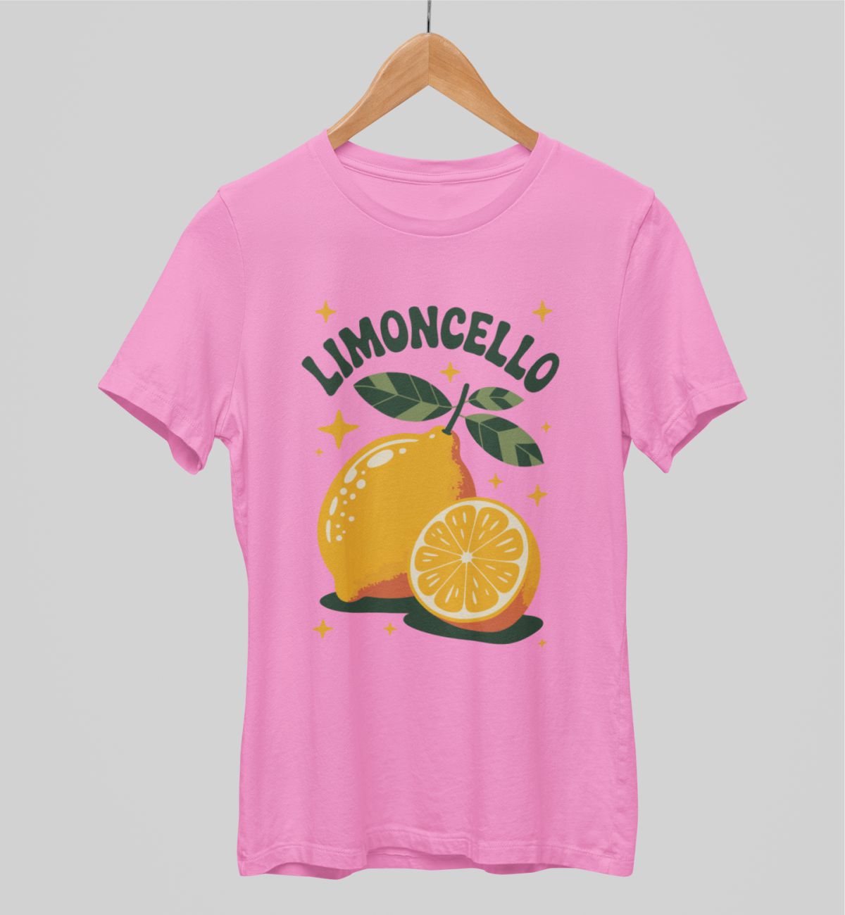Vaaleanpunainen unisex T-paita "Limoncello"