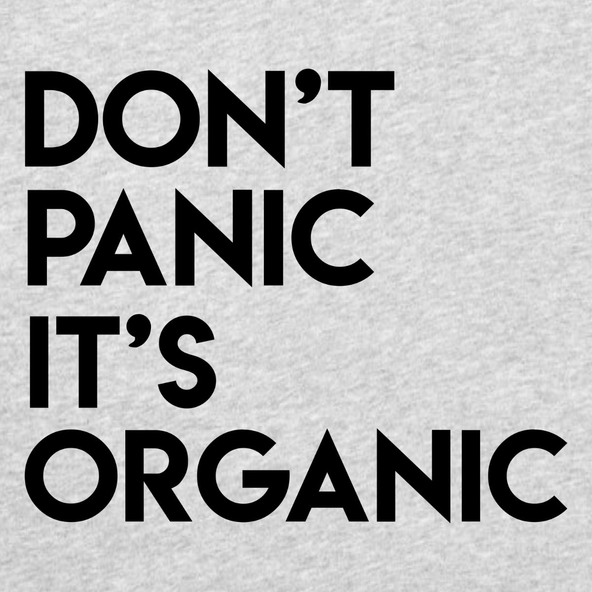 Harmaa meleerattu UNISEX T-paita Älä panikoi