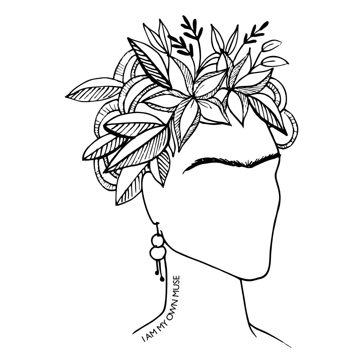 Valkoinen UNISEX T-paita Frida