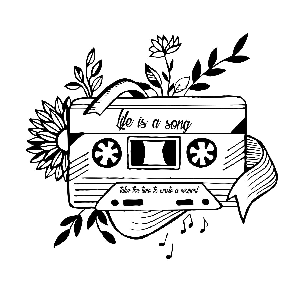 Valkoinen UNISEX T-paita Nauha