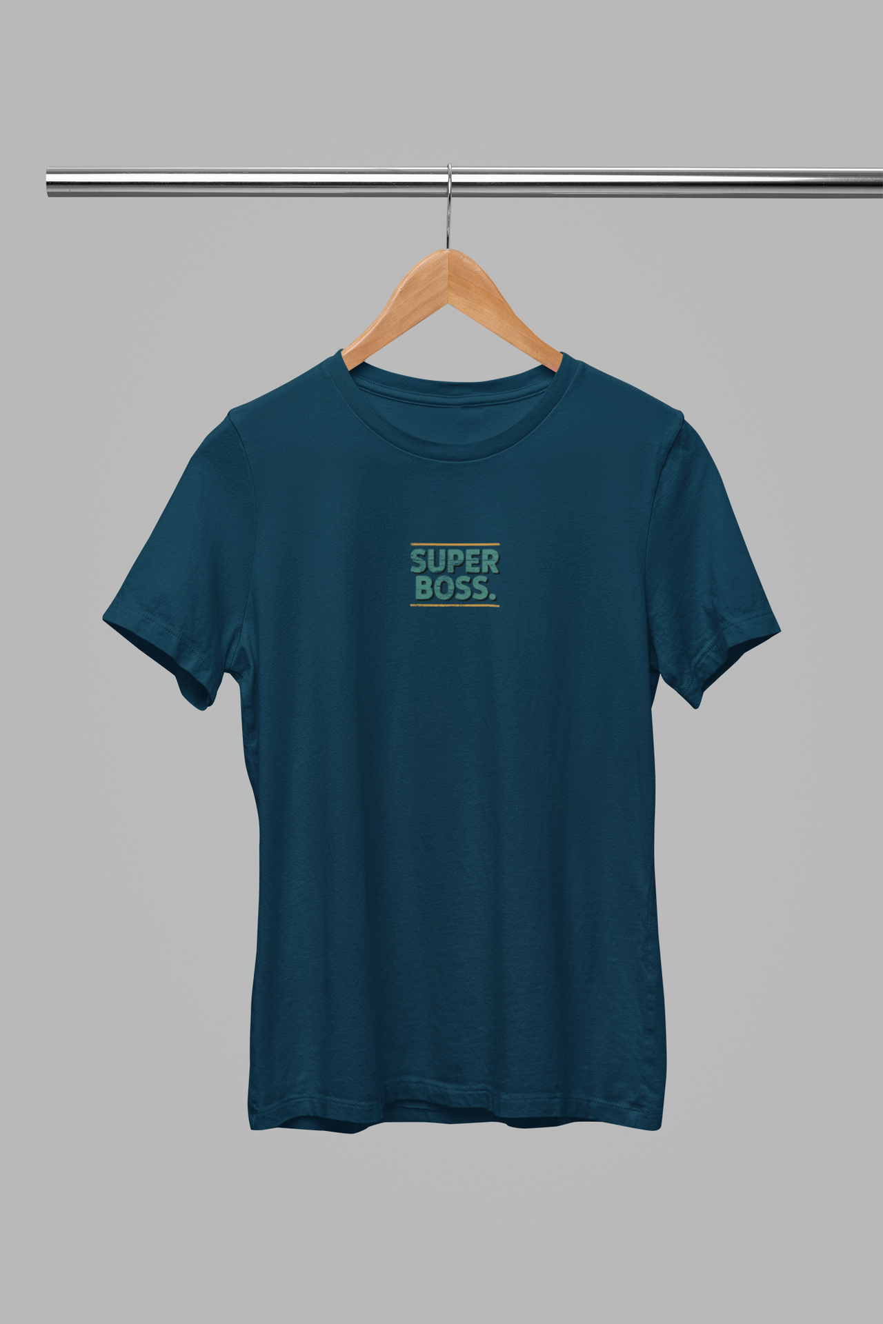 Ummansiniset unisex T-paidat "Super Boss"